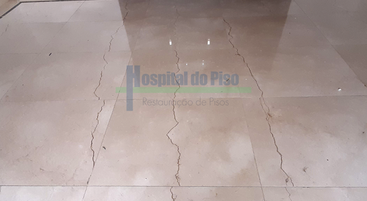 polimento de Mármore feito pelo Hospital do piso polimento de mármore